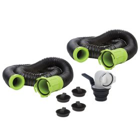 Thetford Titan Premium 20' Sewer Hose Kit w/Universal Bayonet Connection &amp; 5-in-1 Sewer Adapter w/Handle