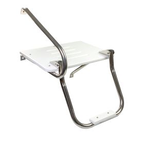Whitecap White Poly Swim Platform W/Ladder F/Outboard Motors