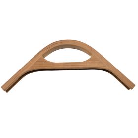 Whitecap Teak Track Corner W/Hand Hold Molding - 3/4"