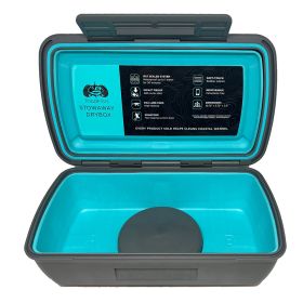 Toadfish Stowaway Dry Box W/Smart Grip &Amp; Cell Phone Tray Insert