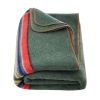 Wool Camping Blanket, Large Warm Stadium Blanket, Waterproof & Windproof, Flame Retardant, Great for Outdoors, Picnics, Hiking, Sports Events, Travel