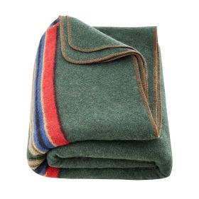 Wool Camping Blanket, Large Warm Stadium Blanket, Waterproof & Windproof, Flame Retardant, Great for Outdoors, Picnics, Hiking, Sports Events, Travel