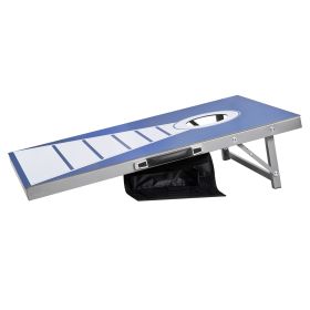 Cornhole Set, 3x2 ft Corn Hole Game Boards, Aluminum Weatherproof Portable Toss Board, Indoor and Outdoor Foldable Cornhole Play for Adults
