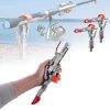 Automatic Spring Fishing Rod Holder, Spring Loaded Hook Setter Rod Holder, Auto Pole Holder for Bank Fishing, Stainless Steel, 2 Pack