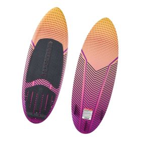 63-Inch Wakesurf Board, Wake Surfing Board with EPS Foam Core, EVA Non-Slip Pad & 3 Tail Fins