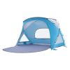 Beach Tent Sun Shelter for 6 Person, UPF 50+ Protection, Portable Sun Shade Canopy with Carrying Bag & Sand Pockets