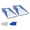 Cornhole Set, 3x2 ft Corn Hole Game Boards, Aluminum Weatherproof Portable Toss Board, Indoor and Outdoor Foldable Cornhole Play for Adults