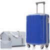 20 Inch Carry On Luggage Set 3 Piece with Spinner Wheels, Lightweight Hardshell ABS Suitcase for Weedend Getaways, Business Travel
