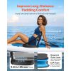 Kayak Seat, 1 Pack 2.6" Thick, Universal Paddle Board Seat with Back Support