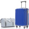 20 Inch Carry On Luggage Set 3 Piece with Spinner Wheels, Lightweight Hardshell ABS Suitcase for Weedend Getaways, Business Travel