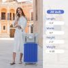 20 Inch Carry On Luggage Set 3 Piece with Spinner Wheels, Lightweight Hardshell ABS Suitcase for Weedend Getaways, Business Travel