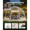 Pop up Bubble Tent, 15 x 13.8 ft Waterproof & UV-Resistant, Clear Camping Tent Shelter, Outdoor Garden Dome Igloo Tents with Windows