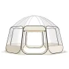 Pop up Bubble Tent, 15 x 13.8 ft Waterproof & UV-Resistant, Clear Camping Tent Shelter, Outdoor Garden Dome Igloo Tents with Windows