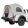 Truck Bed Tent, 6.4'-6.7' Pickup Truck Tent with Rain Layer and Carry Bag, Waterproof PU2000mm Double Layer Truck Tent, Accommodate 2-3 Person