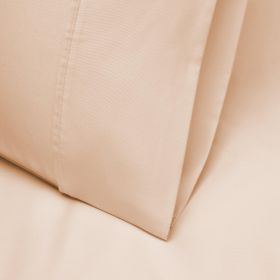 1000 Thread Count Lyocell Blend Solid Pillowcase Set (Color: Pink, size: Standard)