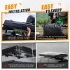 Foldable 2-3 People Amphibious Inflatable Car Roof Top Tent For Camping Outdoor Glamping Camping Tent For SUV, Truck - Without Ladder, Two-tone S