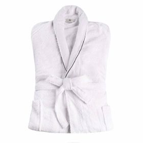 Cotton Embroidered Bathrobe Adults Unisex Bath Robe for Men and Women (Letter: No Letter, size: Large/Extra Large)