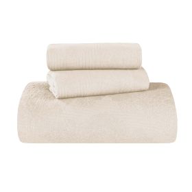 Victory Cotton Matelassé Bedspread Set – Scrolling Medallion, Airy Design (Color: Ivory, size: Twin)